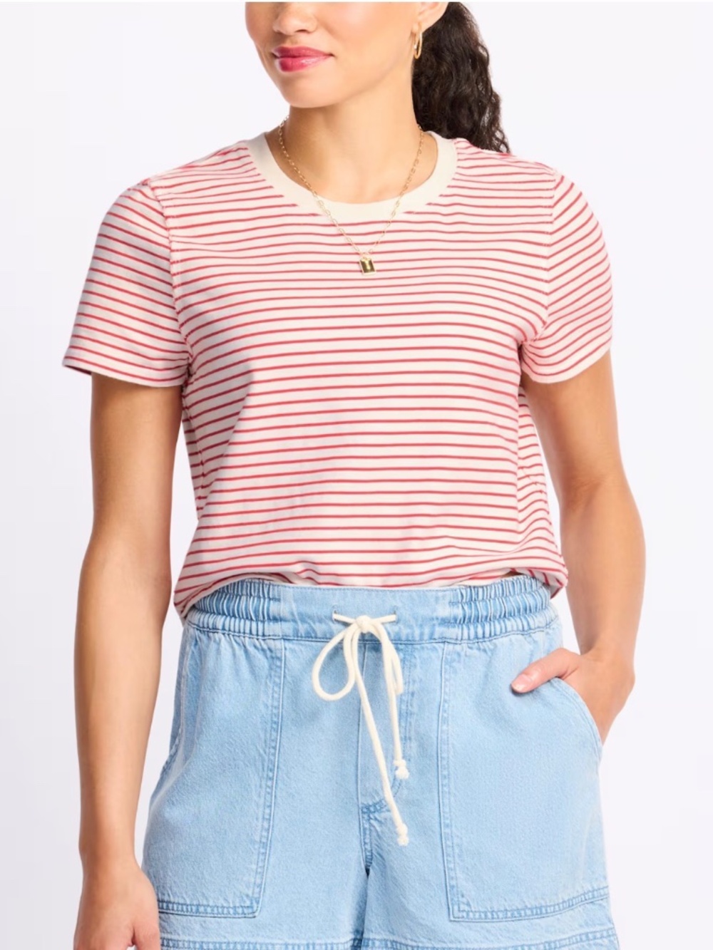 NWT American eagle stripped tee in size small (226)